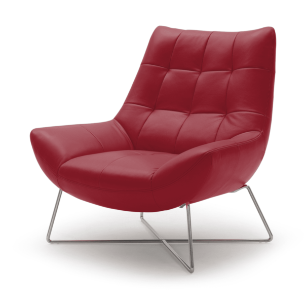 Baylee Chair - leather (red)